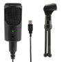 Woxter Mic Studio 50 Micrófono de estudio Negro con Trípode